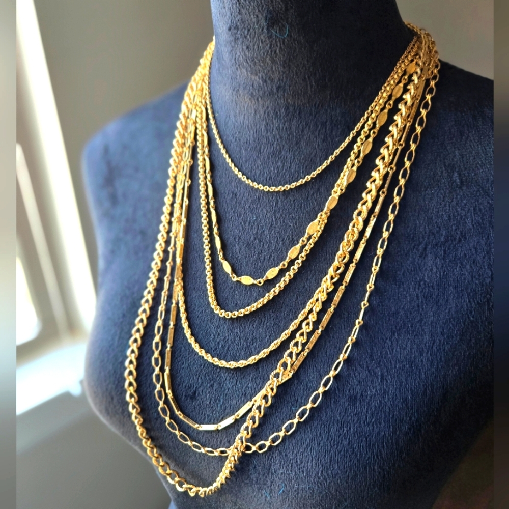 Napier Gold Layered Necklace Set